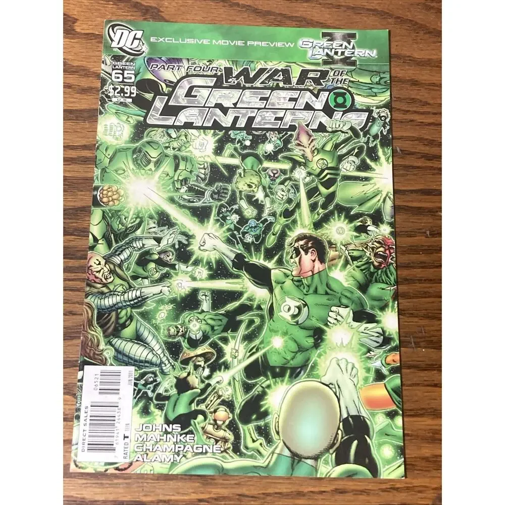 Green Lantern #65 George Perez Variant Cover War Of The GL DC Comics June 2011